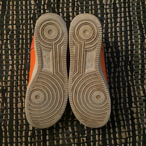 Nike Air Force 1 '07 LV8 JDI Leather Total Orange Mens Sz 10 - Picture 4 of 9